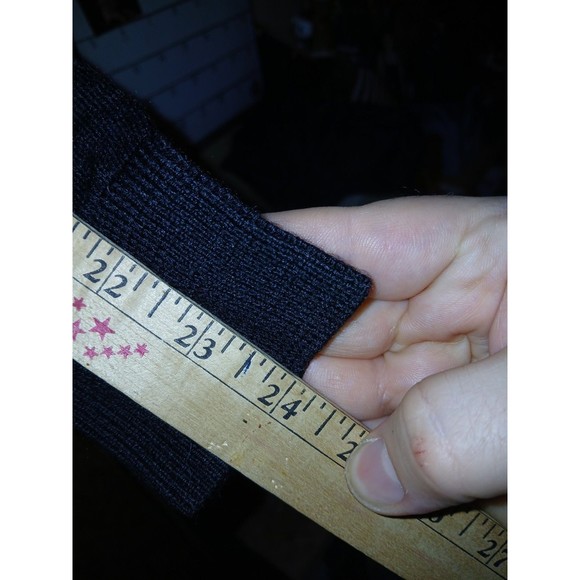 INC Argyle Sweater Mens Size Medium V-Neck Black & Gray 40×27 Merino Wool Blend - Picture 9 of 11